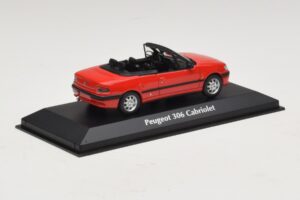 Peugeot 306 Cabriolet Rød Maxichamps 1:43 940112830 Metal — billede 2 af 5