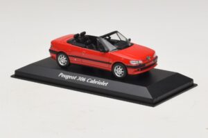 Peugeot 306 Cabriolet Rød Maxichamps 1:43 940112830 Metal — billede 3 af 5