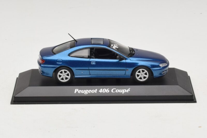 Peugeot 406 Coupé Blå Metallic Maxichamps 1:43 940112620 Metal