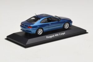 Peugeot 406 Coupé Blå Metallic Maxichamps 1:43 940112620 Metal — billede 2 af 5