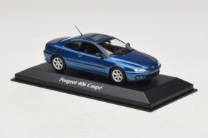 Peugeot 406 Coupé Blå Metallic Maxichamps 1:43 940112620 Metal — billede 3 af 5
