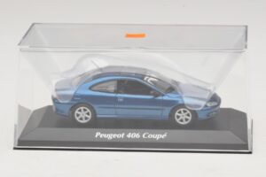 Peugeot 406 Coupé Blå Metallic Maxichamps 1:43 940112620 Metal — billede 4 af 5