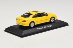 Peugeot 406 Coupé Gul Maxichamps 1:43 940112621 Metal — billede 2 af 5