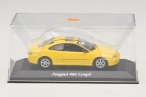 Peugeot 406 Coupé Gul Maxichamps 1:43 940112621 Metal — billede 4 af 5