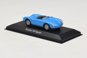 Porsche 550 Spyder Blå Maxichamps 1:43 940066031 Metal — billede 3 af 5