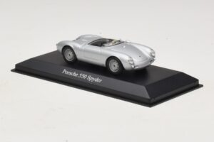 Porsche 550 Spyder Sølv Maxichamps 1:43 940066030 Metal — billede 3 af 5