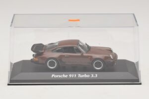 Porsche 911 930 Turbo 3.3 Brun Maxichamps 1:43 940069001 Metal — billede 4 af 5