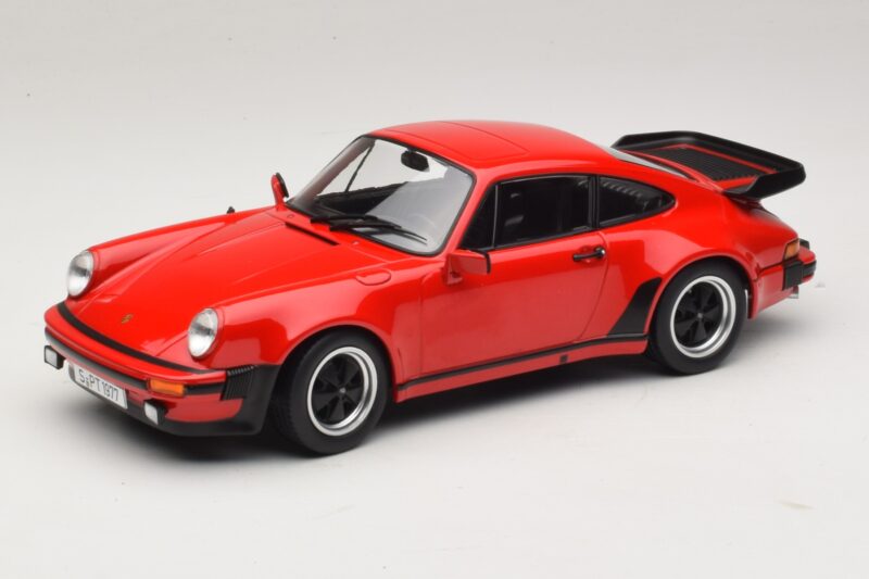 Porsche 911 930 Turbo 3.3 Rød KK-Scale 1:18 KKDC181442 Metal