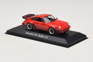 Porsche 911 930 Turbo 3.3 Rød Maxichamps 1:43 940069000 Metal — billede 3 af 5