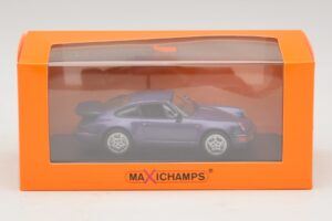 Porsche 911 964 Turbo Lilla Metallic Maxichamps 1:43 940069100 Metal — billede 5 af 5