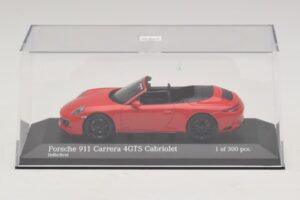 Porsche 911 991.1 Carrera 4 GTS Cabriolet Rød Minichamps 1:43 410067330 Metal — billede 4 af 5