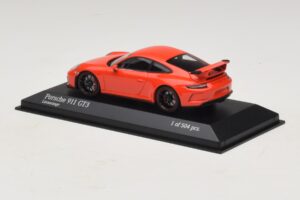 Porsche 911 991.1 GT3 Orange Minichamps 1:43 410066024 Metal — billede 3 af 5