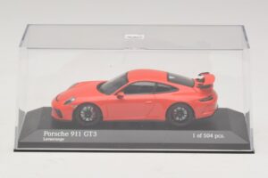 Porsche 911 991.1 GT3 Orange Minichamps 1:43 410066024 Metal — billede 4 af 5