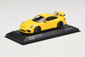 Porsche 911 991.1 GT3 Gul Minichamps 1:43 410066020 Metal — billede 2 af 5