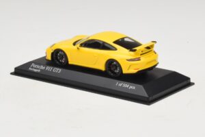 Porsche 911 991.1 GT3 Gul Minichamps 1:43 410066020 Metal — billede 3 af 5