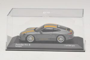 Porsche 911 991.1 R Grå Minichamps 1:43 410066232 Metal — billede 4 af 5