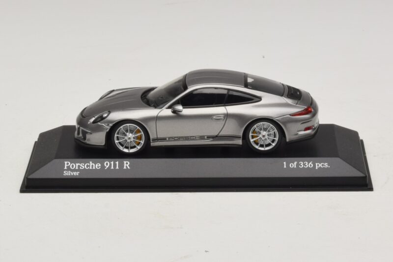 Porsche 911 991.1 R Sølv Minichamps 1:43 410066224 Metal
