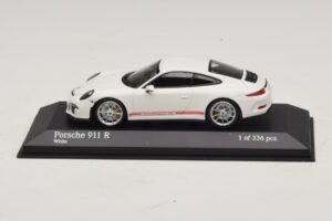 Porsche 911 991.1 R Hvid Minichamps 1:43 410066221 Metal