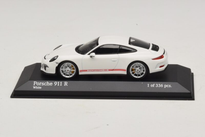 Porsche 911 991.1 R Hvid Minichamps 1:43 410066221 Metal