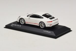 Porsche 911 991.1 R Hvid Minichamps 1:43 410066221 Metal — billede 3 af 5
