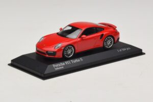 Porsche 911 991.1 Turbo S Rød Minichamps 1:43 410067170 Metal — billede 2 af 5