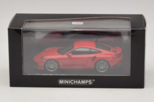 Porsche 911 991.1 Turbo S Rød Minichamps 1:43 410067170 Metal — billede 5 af 5