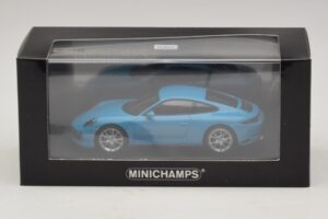 Porsche 911 991.2 Carrera 4S Blå Minichamps 1:43 410067242 Metal — billede 5 af 5