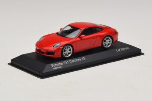 Porsche 911 991.2 Carrera 4S Rød Minichamps 1:43 410067240 Metal — billede 2 af 5