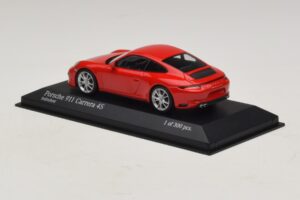 Porsche 911 991.2 Carrera 4S Rød Minichamps 1:43 410067240 Metal — billede 3 af 5