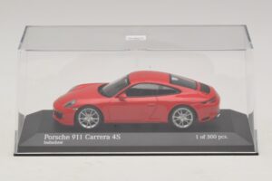 Porsche 911 991.2 Carrera 4S Rød Minichamps 1:43 410067240 Metal — billede 4 af 5