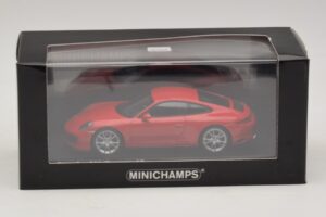 Porsche 911 991.2 Carrera 4S Rød Minichamps 1:43 410067240 Metal — billede 5 af 5