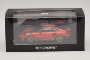 Porsche 911 991.2 GT2 RS Weissach Package Orange Minichamps 1:43 410067224 Metal — billede 5 af 5