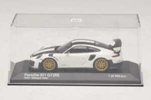 Porsche 911 991.2 GT2 RS Weissach Package Hvid Minichamps 1:43 410067222 Metal — billede 4 af 5