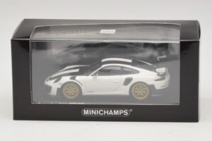 Porsche 911 991.2 GT2 RS Weissach Package Hvid Minichamps 1:43 410067222 Metal — billede 5 af 5