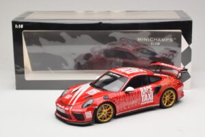 Porsche 911 991.2 GT3 RS GerSpeed Race Taxi Minichamps 1:18 155068227 Metal — billede 6 af 6