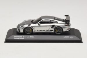 Porsche 911 991.2 GT3 RS Sølv Minichamps 1:43 410067020 Metal