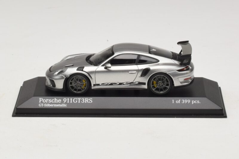 Porsche 911 991.2 GT3 RS Sølv Minichamps 1:43 410067020 Metal