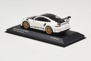 Porsche 911 991.2 GT3 RS Hvid Med Weissach Package Minichamps 1:43 410067022 Metal — billede 3 af 5