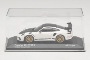 Porsche 911 991.2 GT3 RS Hvid Med Weissach Package Minichamps 1:43 410067022 Metal — billede 4 af 5