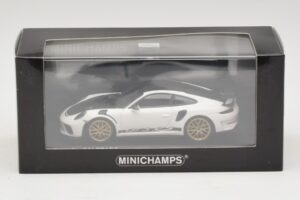 Porsche 911 991.2 GT3 RS Hvid Med Weissach Package Minichamps 1:43 410067022 Metal — billede 5 af 5