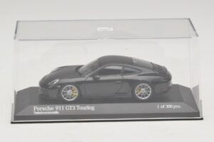 Porsche 911 991.2 GT3 Touring Sort Metallic Minichamps 1:43 410067424 Metal — billede 4 af 5
