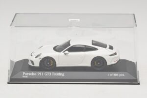 Porsche 911 991.2 GT3 Touring Hvid Minichamps 1:43 410067420 Metal — billede 4 af 5