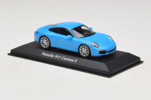 Porsche 911 991 Carrera S Blå Maxichamps 1:43 940060220 Metal — billede 3 af 5