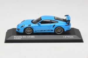 Porsche 911 991 GT3 RS Blå Minichamps 1:43 410063222 Metal