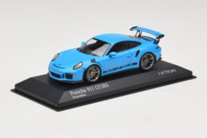 Porsche 911 991 GT3 RS Blå Minichamps 1:43 410063222 Metal — billede 2 af 5