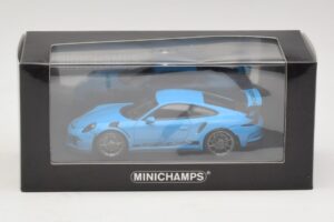 Porsche 911 991 GT3 RS Blå Minichamps 1:43 410063222 Metal — billede 5 af 5