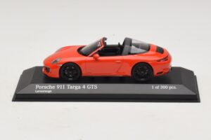 Porsche 911 991 Targa 4 GTS Orange Minichamps 1:43 410067341 Metal