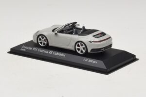 Porsche 911 992 Carrera 4S Cabriolet Grå Minichamps 1:43 410069331 Metal — billede 3 af 5