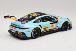 Porsche 911 992 Rally GT #1 C. Cherain / D. Withers Rallye de Wallonie 2025 IXO 1:18 18RMC254 Metal — billede 2 af 6