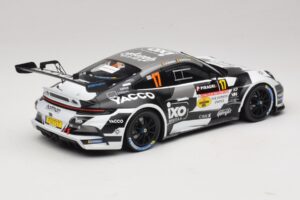 Porsche 911 992 Rally GT #17 C. De Cecco / J. Humblet Rallye de Wallonie 2025 IXO 1:18 18RMC255 Metal — billede 2 af 6